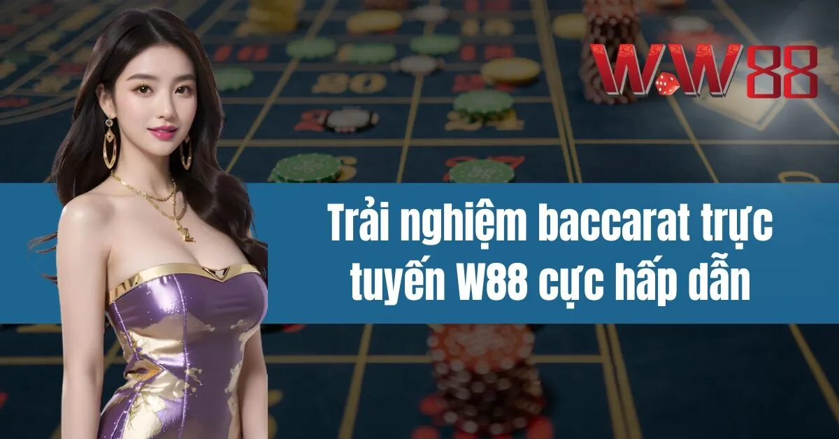 Trải nghiệm baccarat trực tuyến W88 cực hấp dẫn